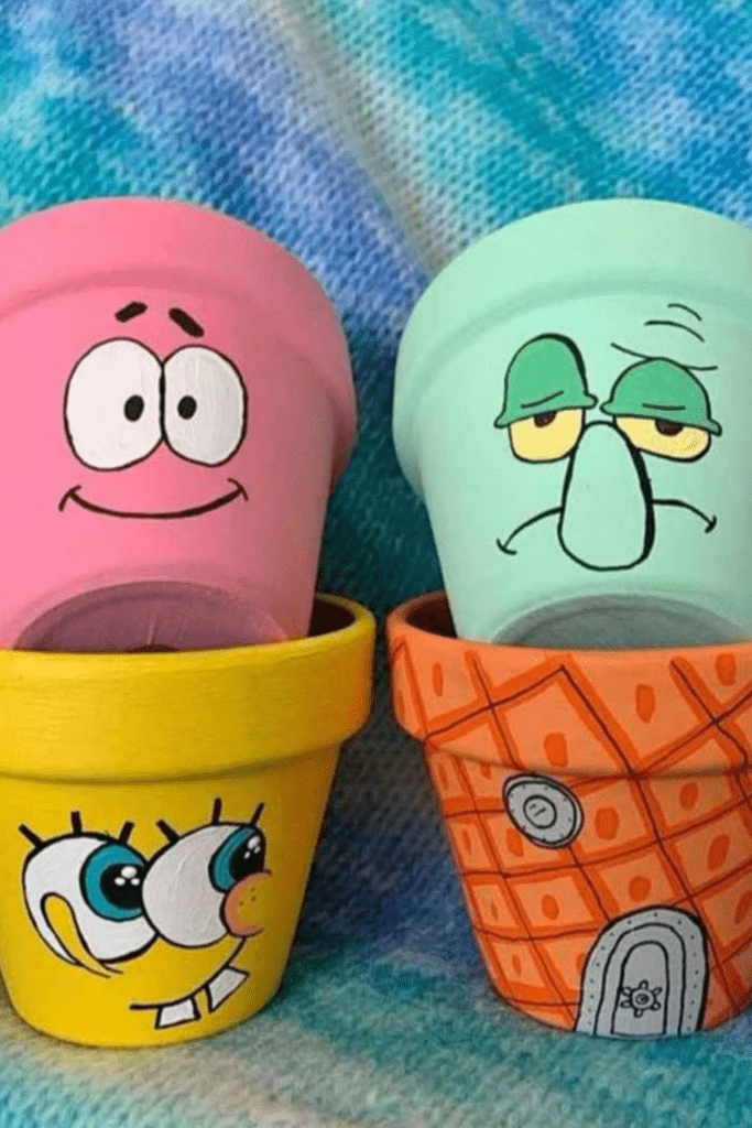 spring painted pot ideas