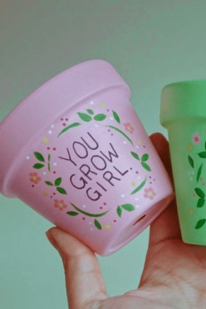 spring painted pot ideas