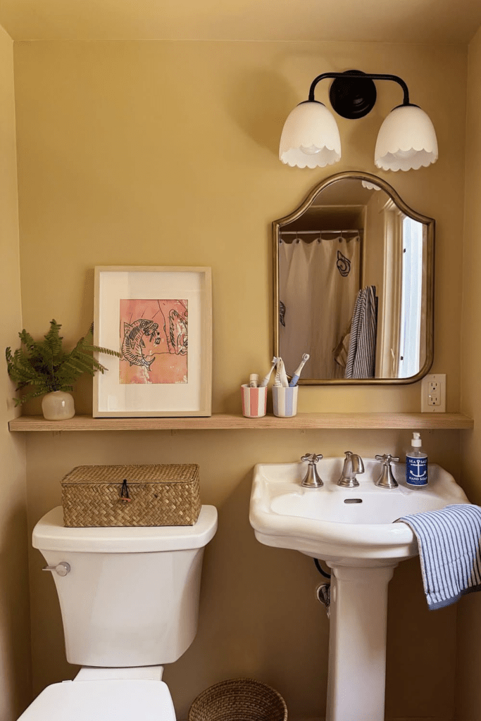 above toilet decor ideas