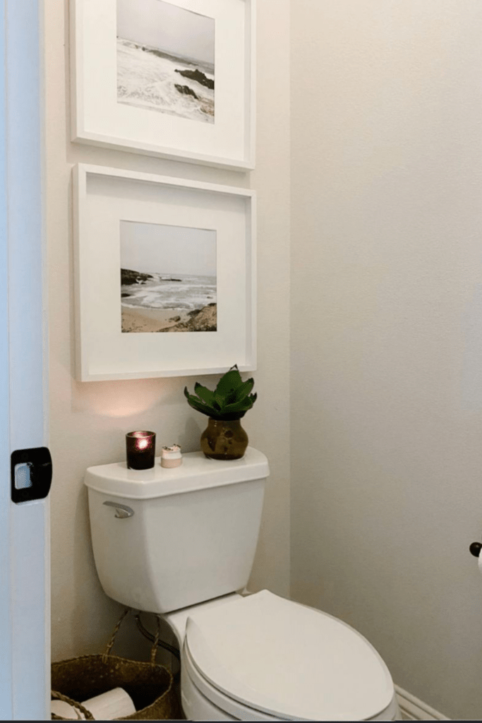 above toilet decor ideas