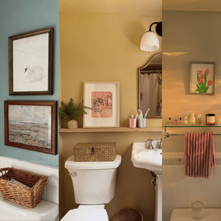 18 Creative Ways to Decorate the Space Above Your Toilet