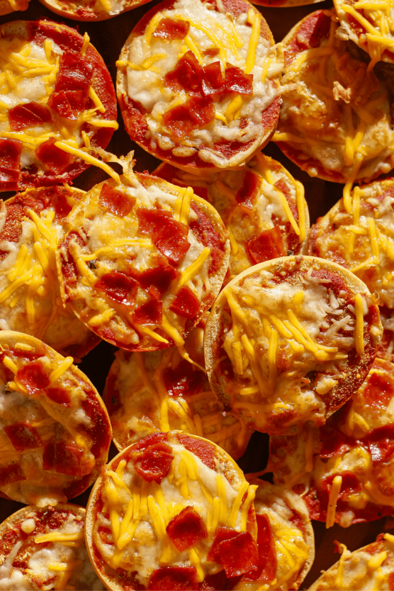 homemade bagel bites