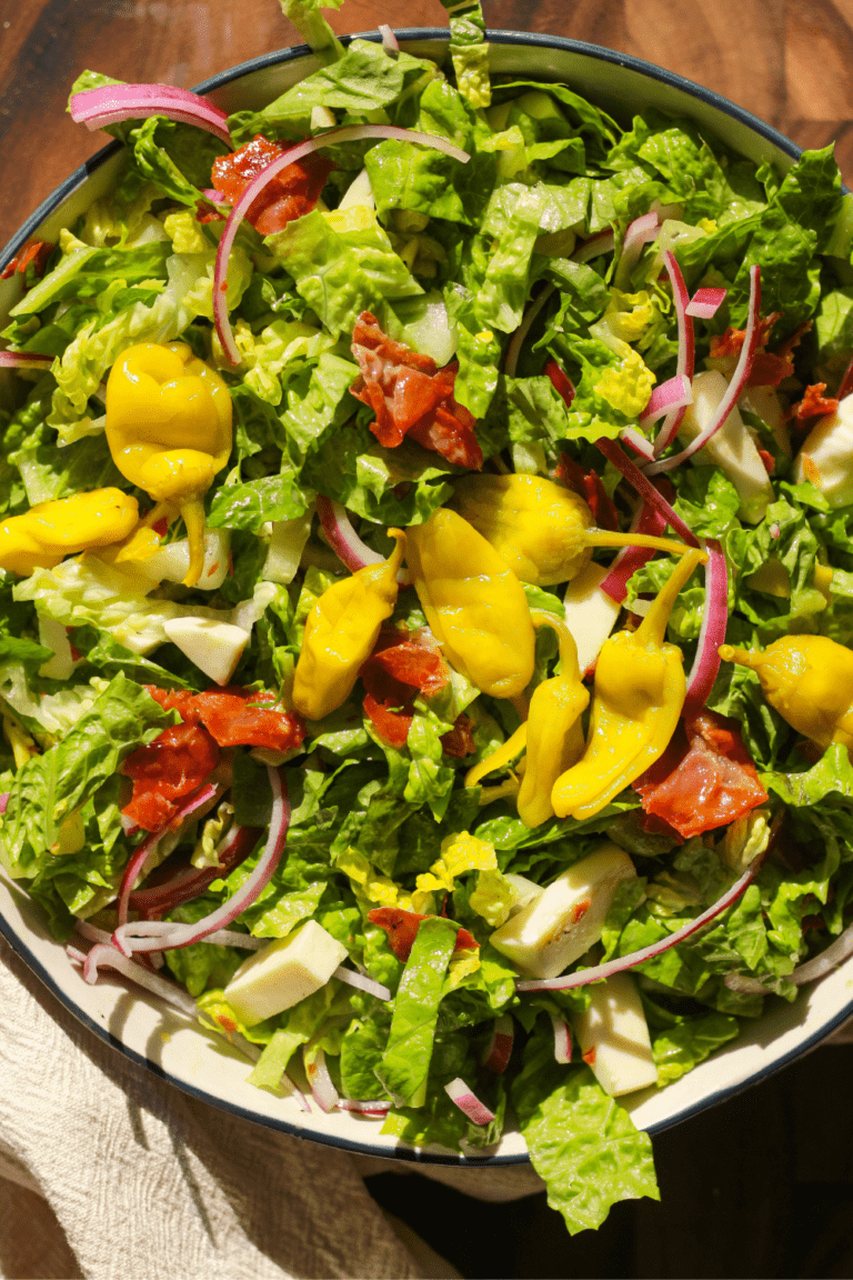 Italian Pepperoncini Prosciutto Chopped Salad
