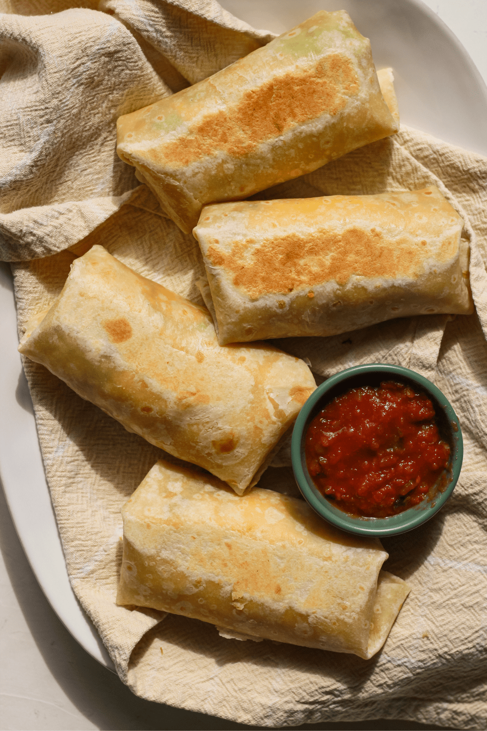 loaded breakfast burritos