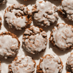 glazed chocolate oatmeal cookies