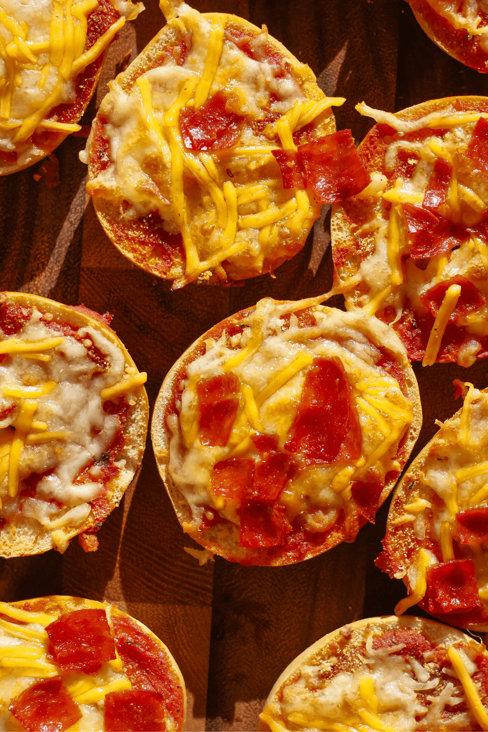 homemade bagel bites