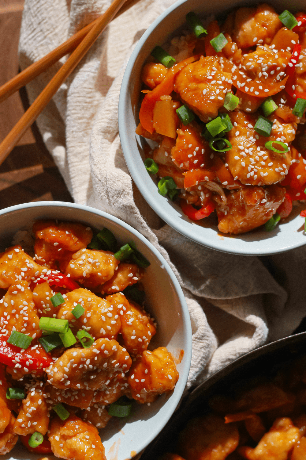 one-pan sweet and sour chicken