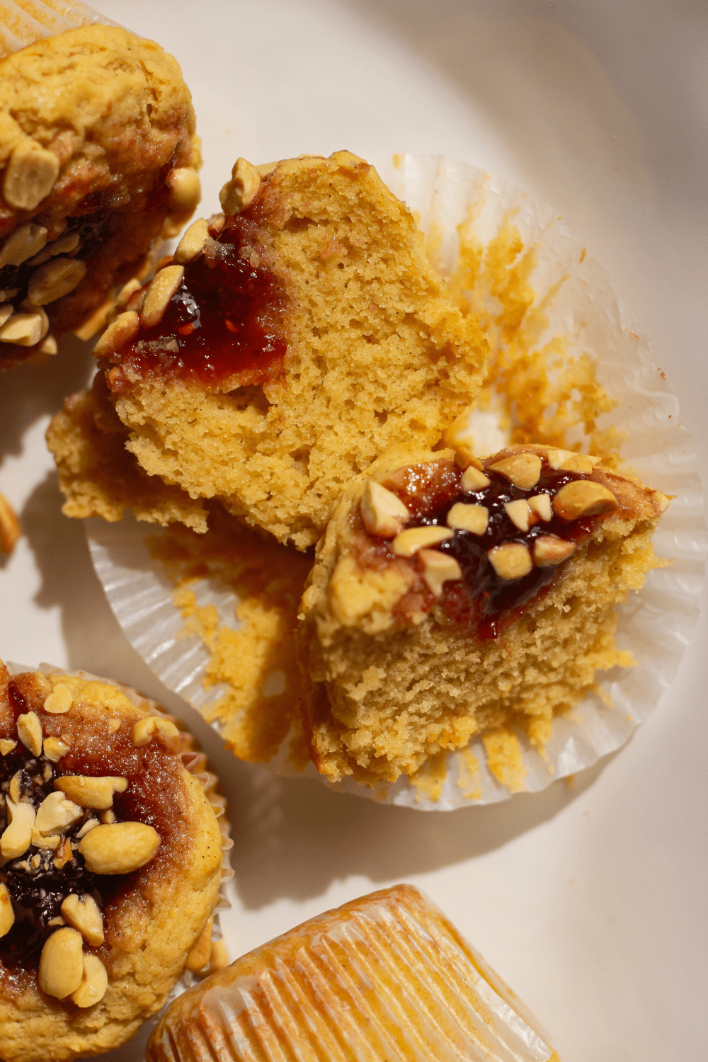 peanut butter and jelly muffins