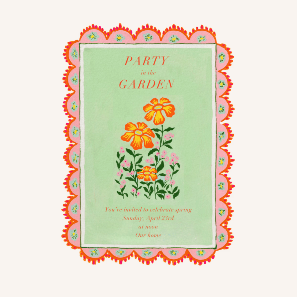 how to host a spring doormat party