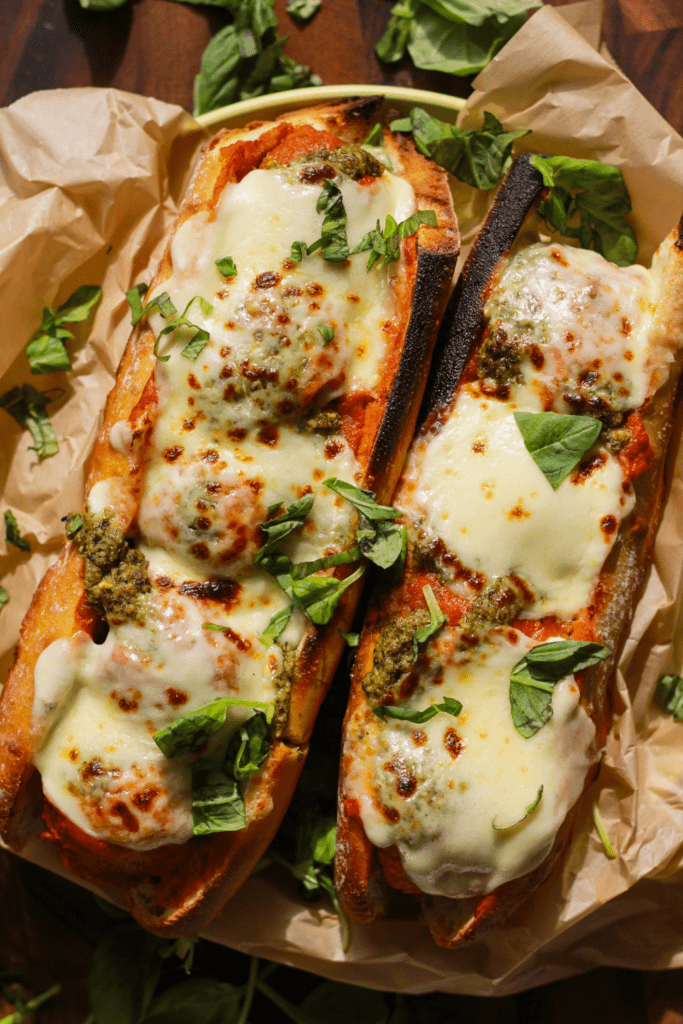 herby italian meatball subs