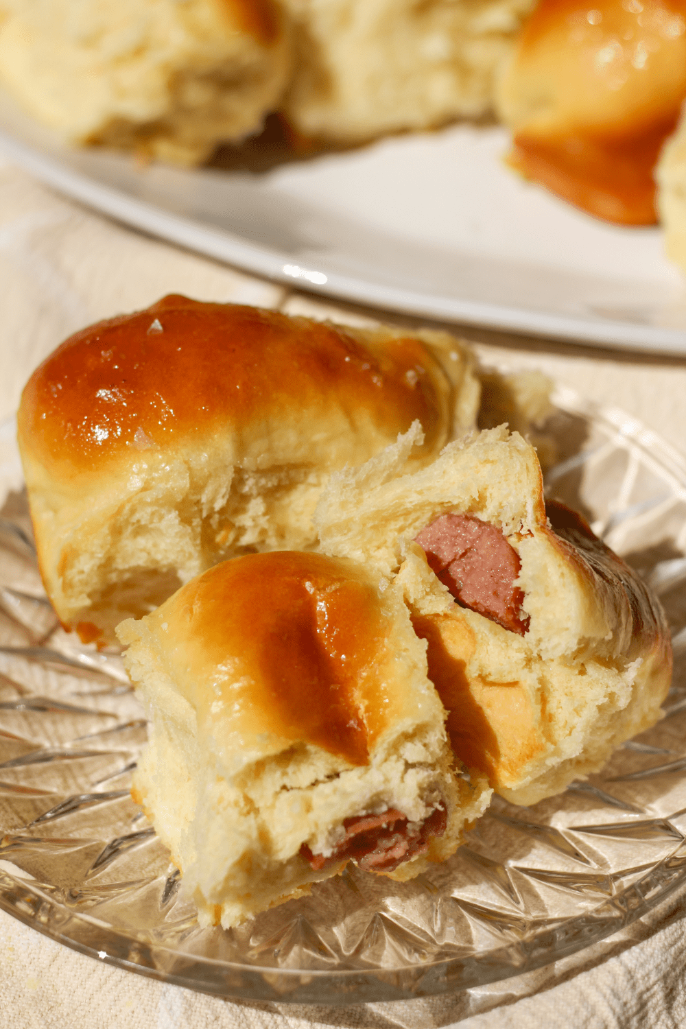 pull apart smoked sausage kolaches