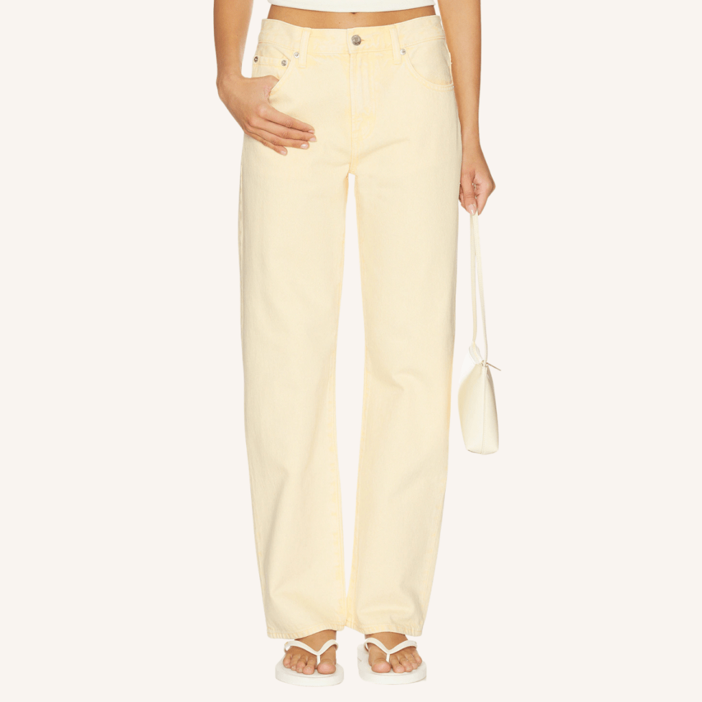 butter yellow pants