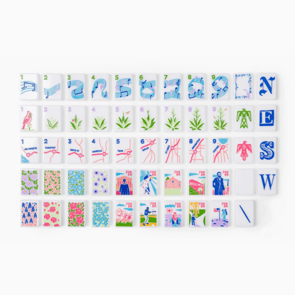 the mahjong line tiles