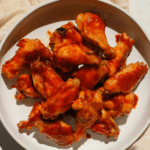 baked hot honey chicken wings