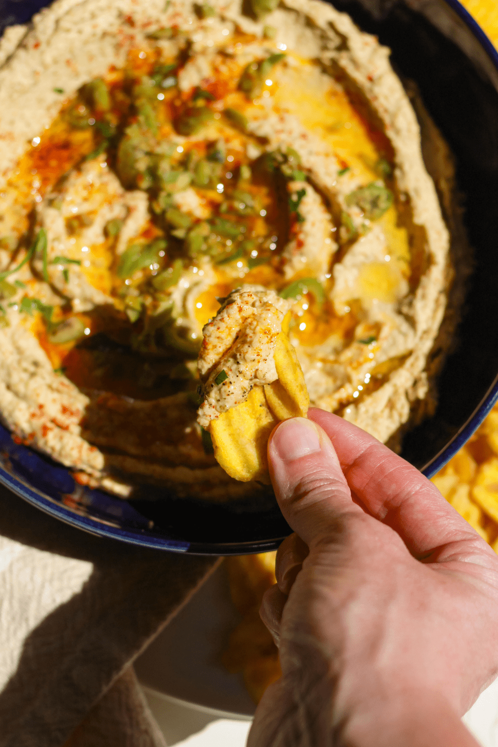Homemade Za’atar Hummus