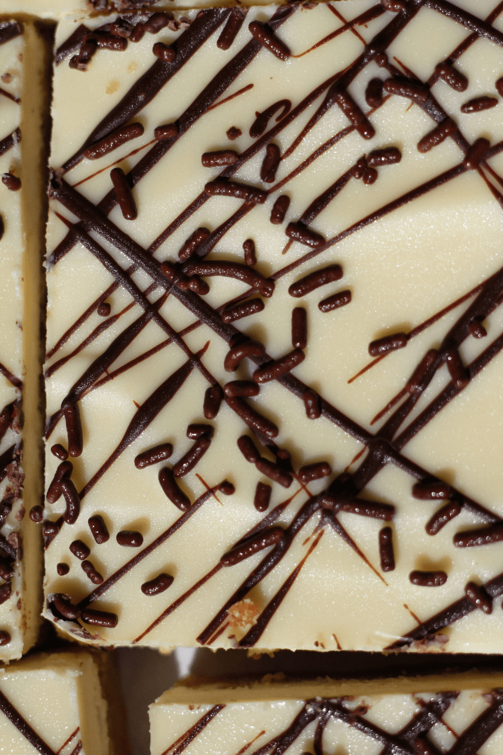 zebra cake blondie bars