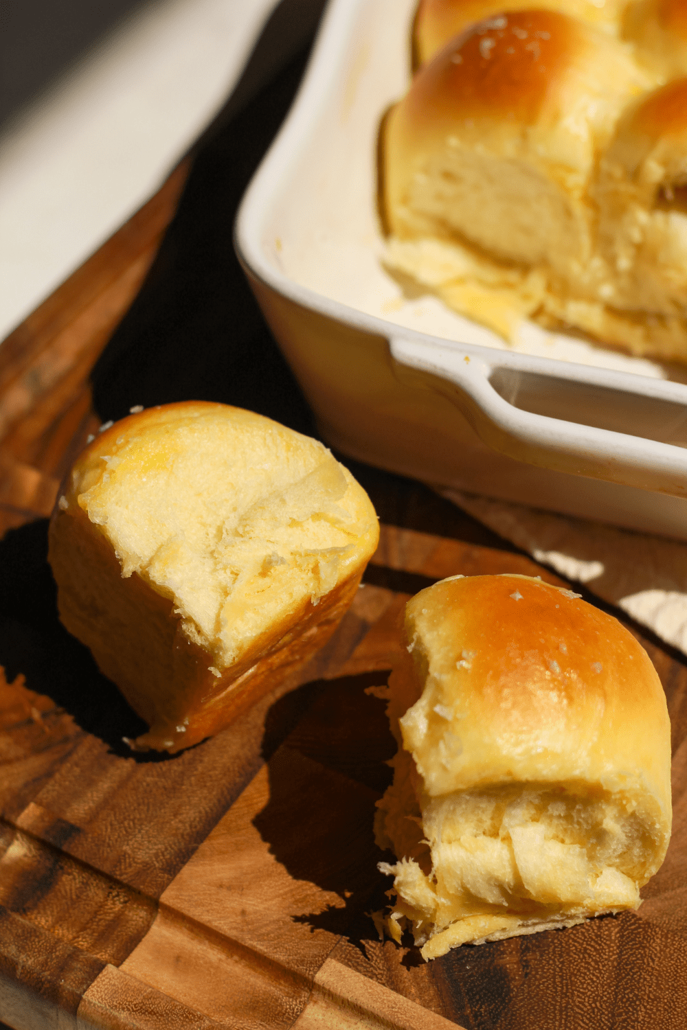 salted butter dinner rolls