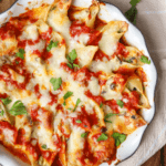 cheesy veggie-stuffed pasta shells