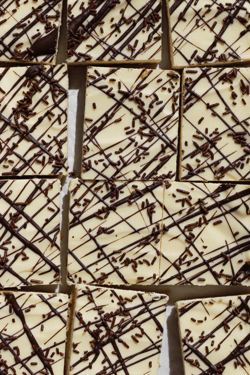 zebra cake blondie bars