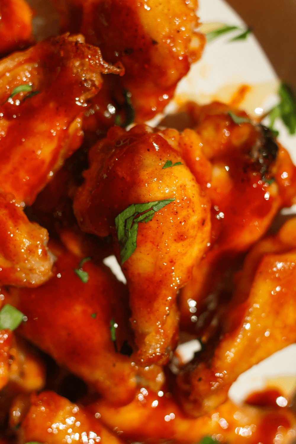 baked hot honey chicken wings