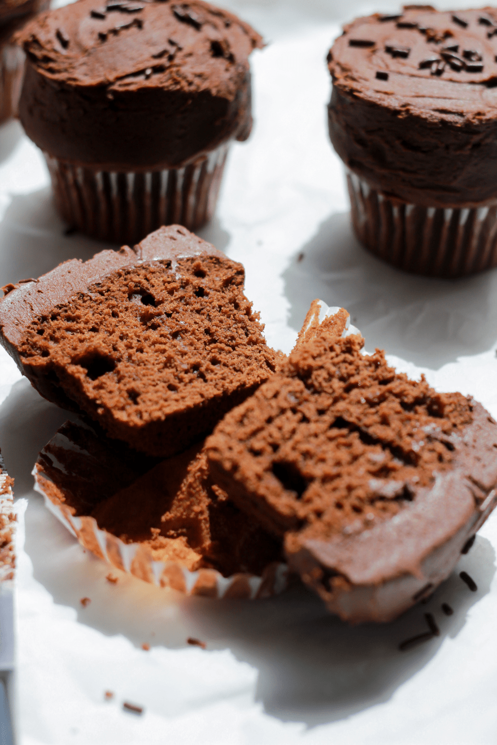 double chocolate cupcakes