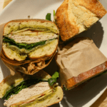 apple chicken pesto sandwich