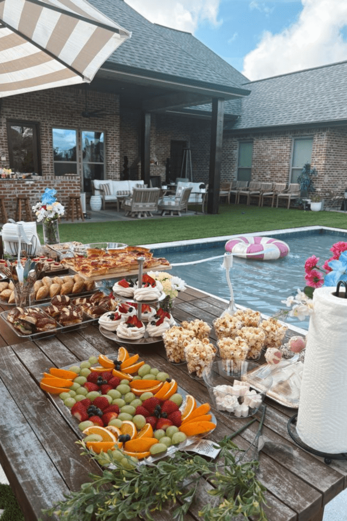 adult pool party ideas, summer party ideas