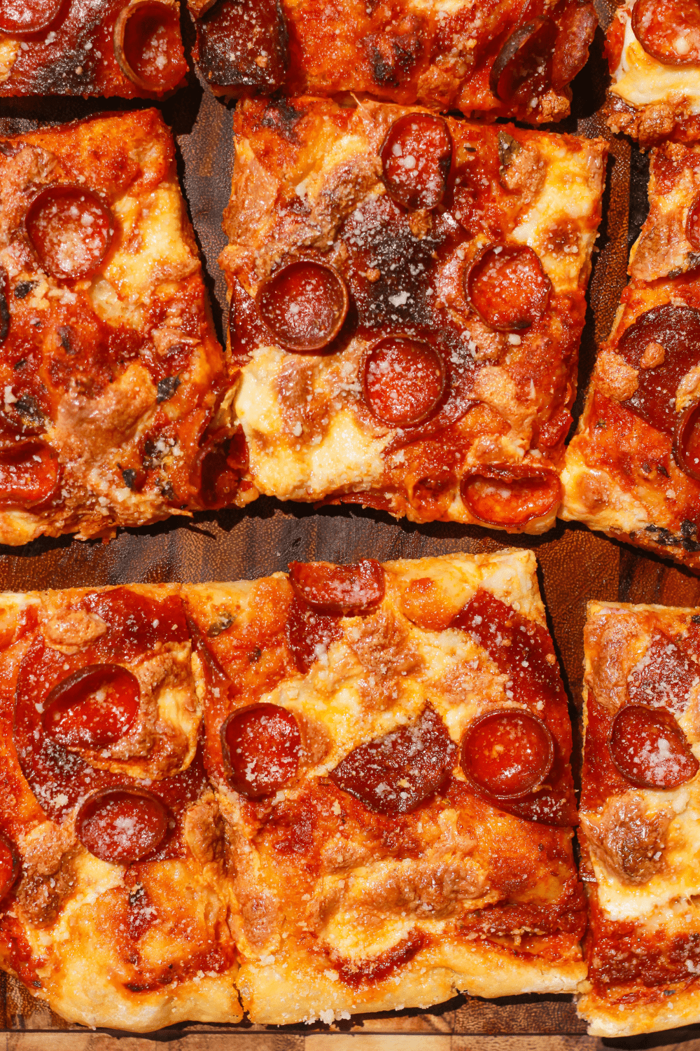 Sicilian-Style Pepperoni Pizza