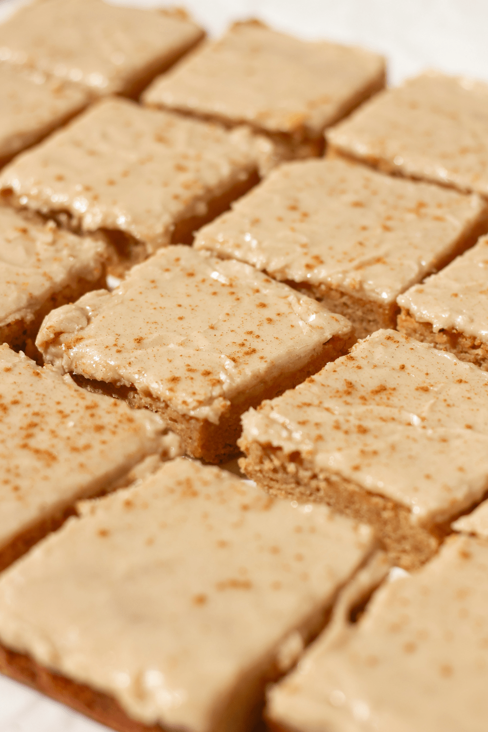 Chai Blondie Bars with Spiced Glaze