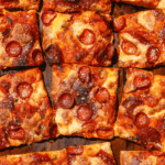 Sicilian-Style Pepperoni Pizza