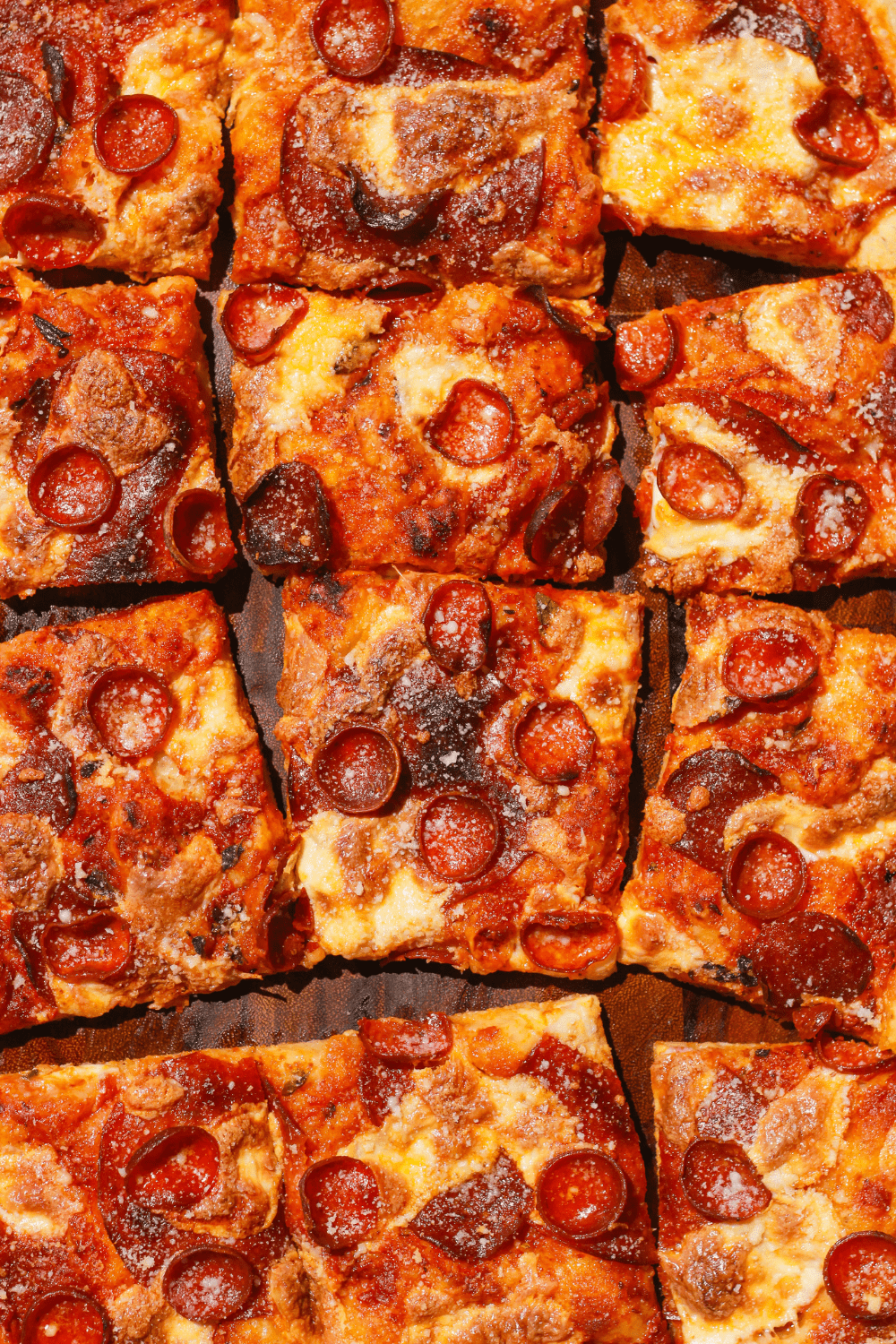 Sicilian-Style Pepperoni Pizza
