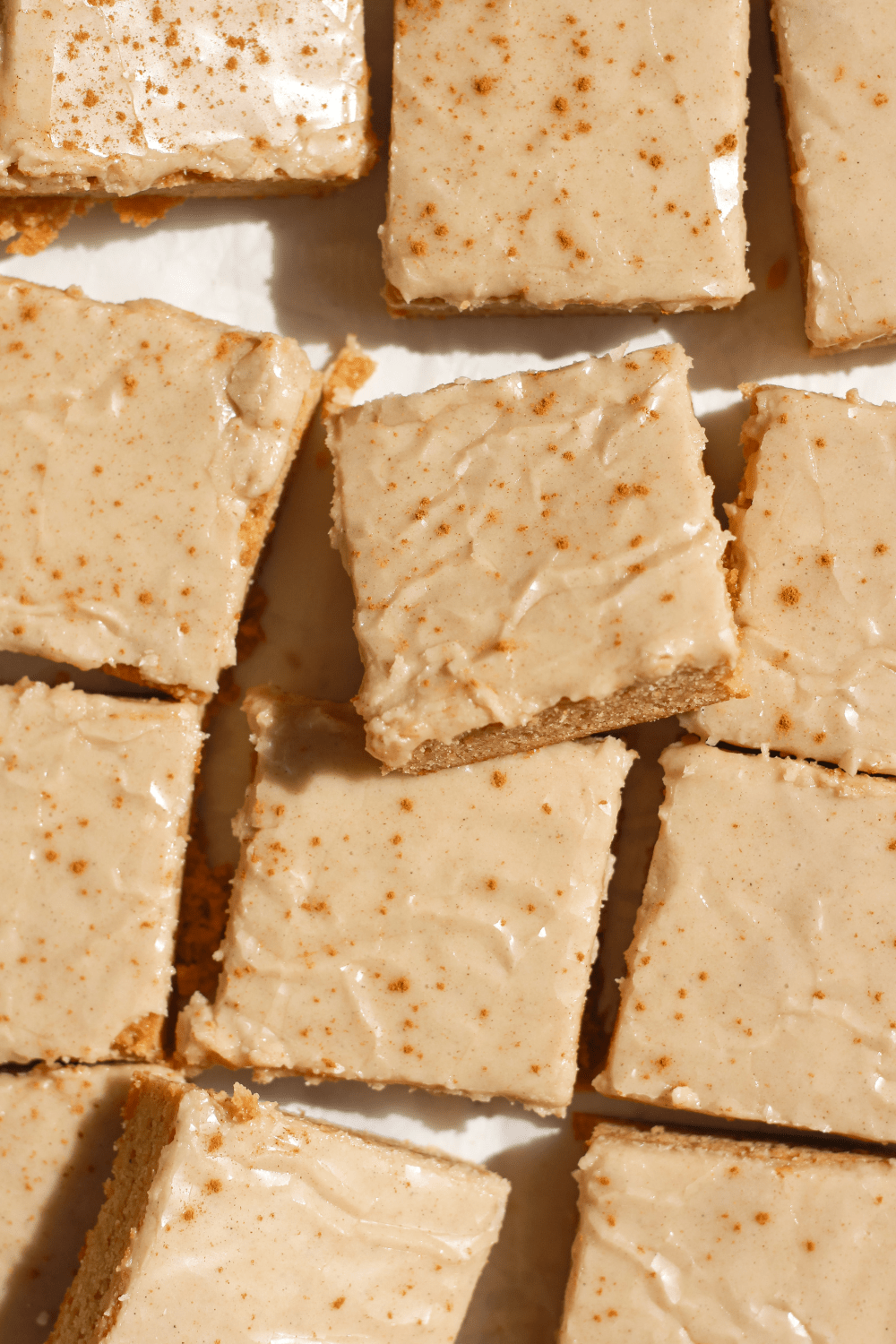 Chai Blondie Bars with Spiced Glaze