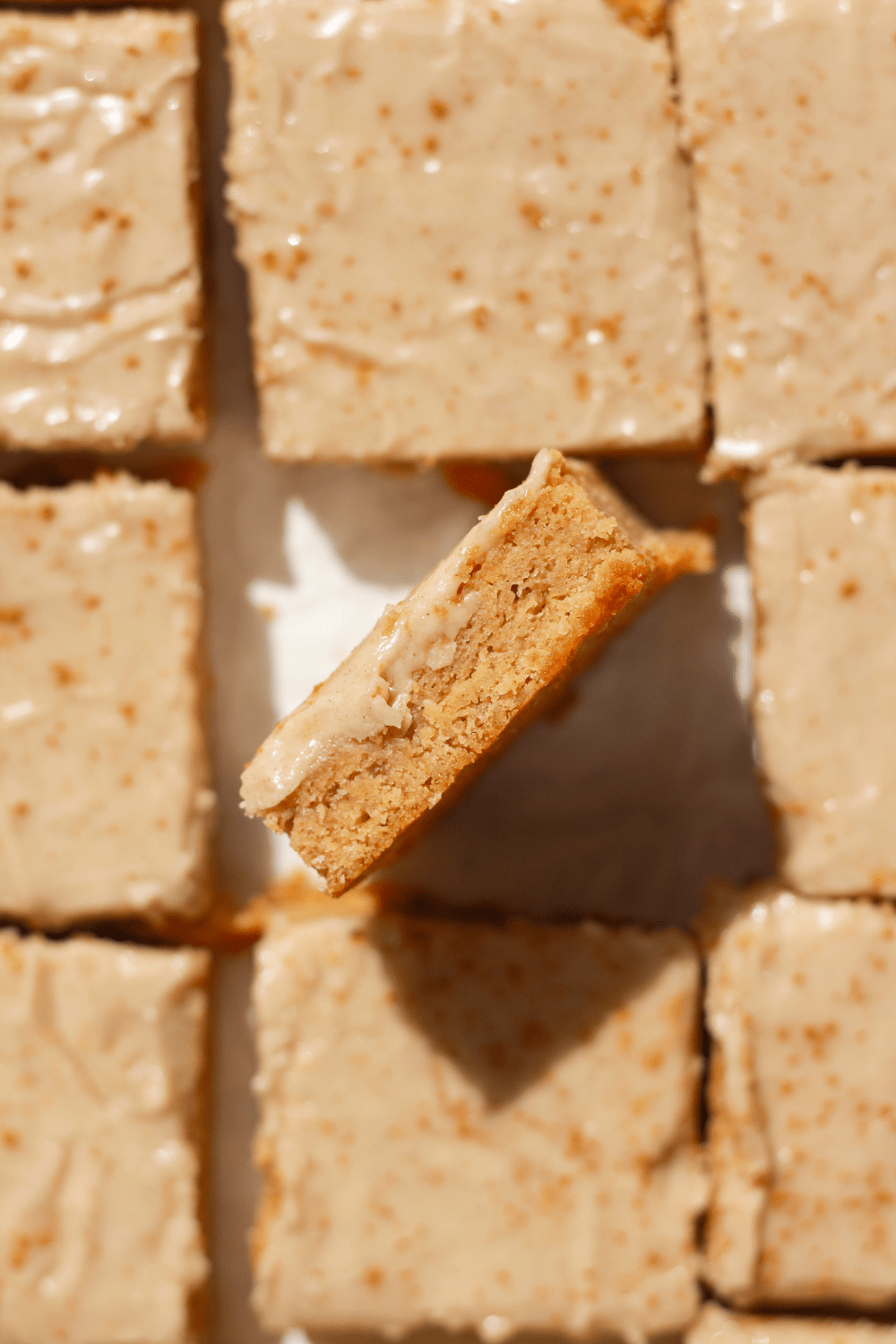 Chai Blondie Bars with Spiced Glaze