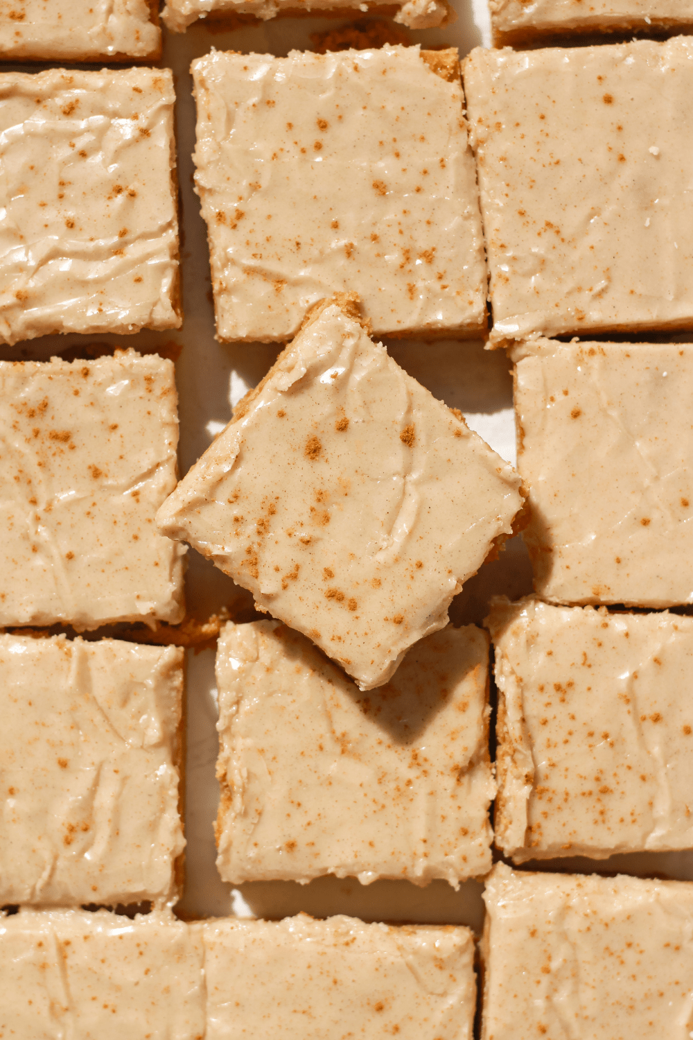 Chai Blondie Bars with Spiced Glaze