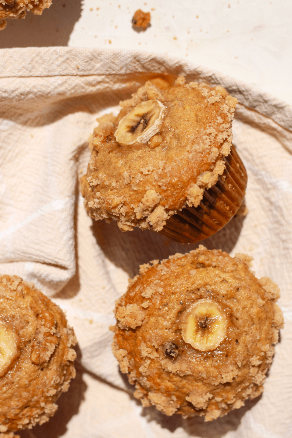 bakery-style banana bread muffins