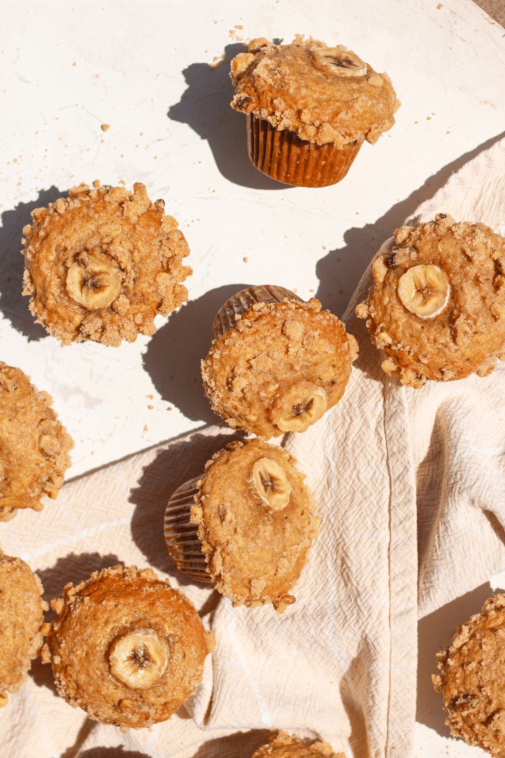 bakery-style banana bread muffins