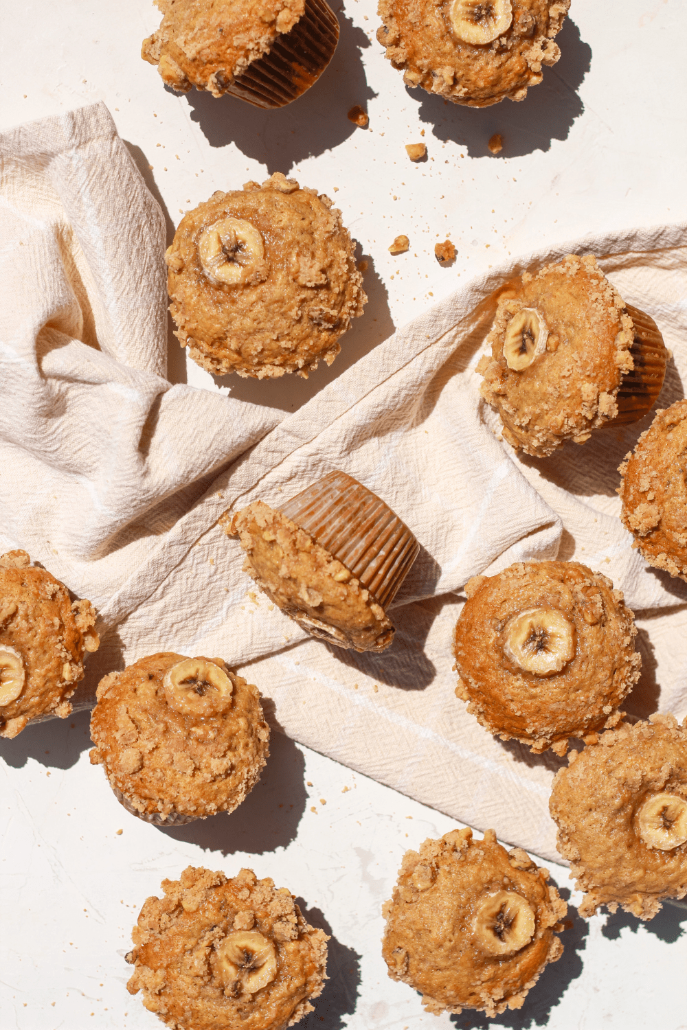 bakery-style banana bread muffins