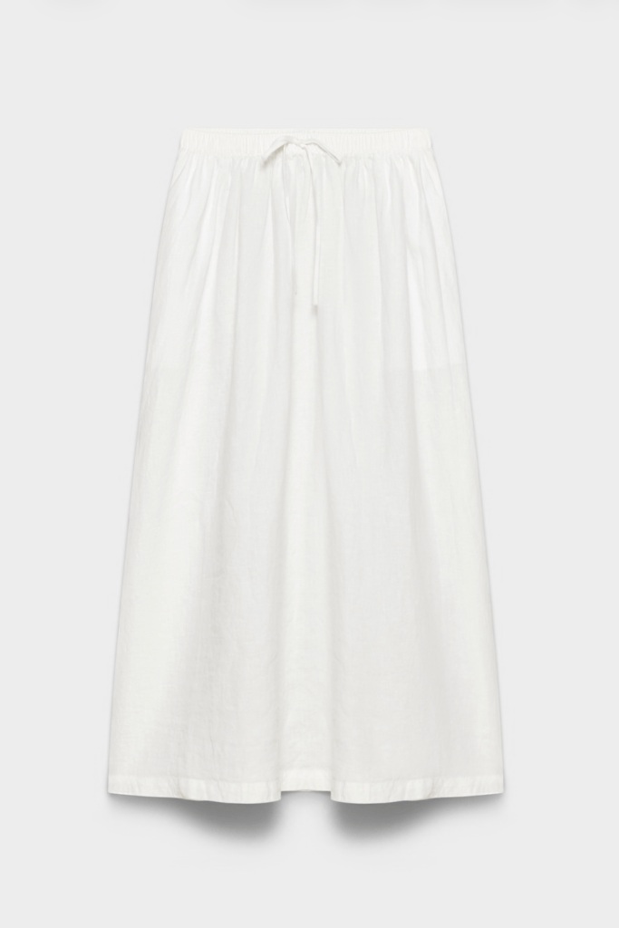 chic white maxi skirt outfits for summer