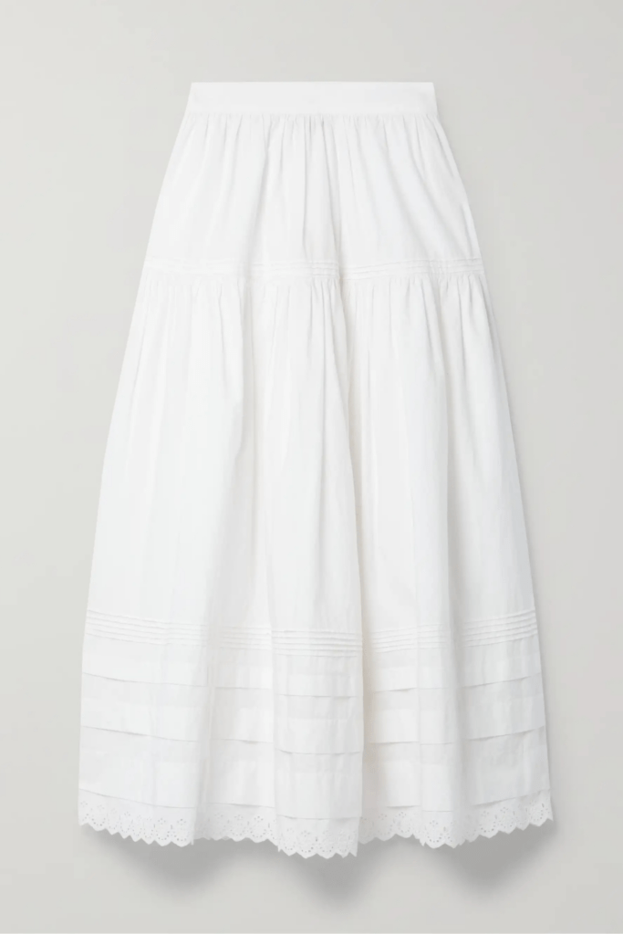 chic white maxi skirt outfits for summer