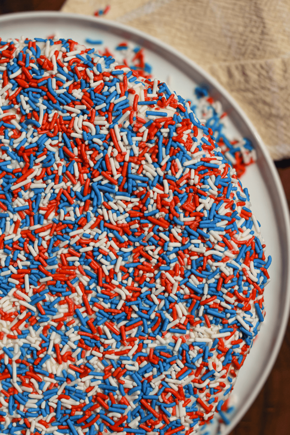 patriotic funfetti cake