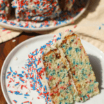 patriotic funfetti cake