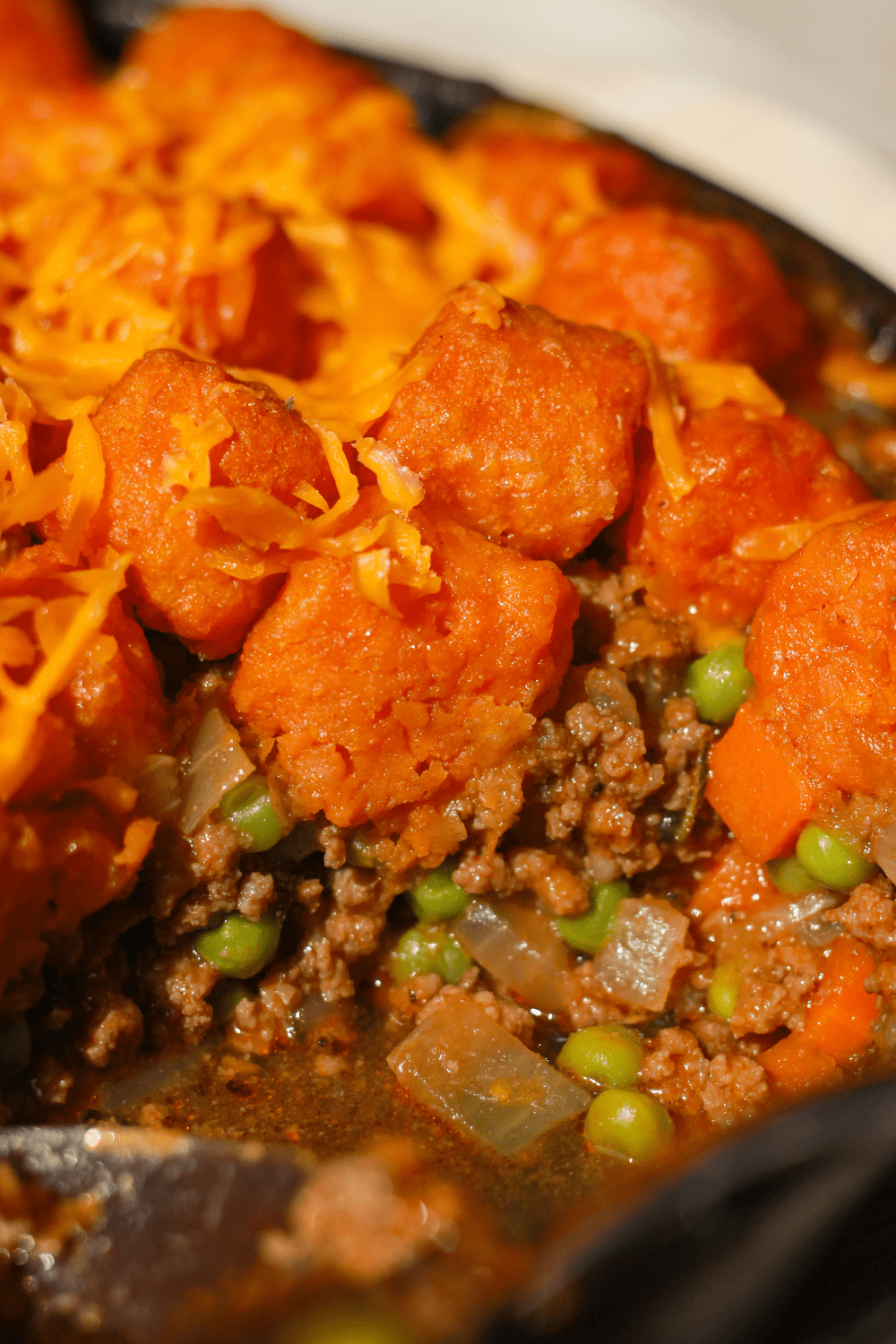 sweet potato tater tot shepherd's pie