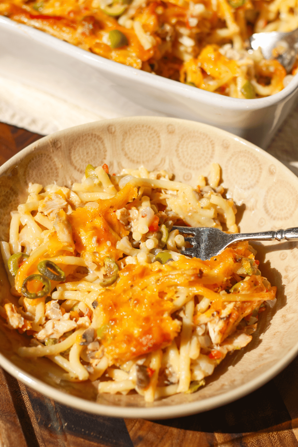 chicken spaghetti casserole