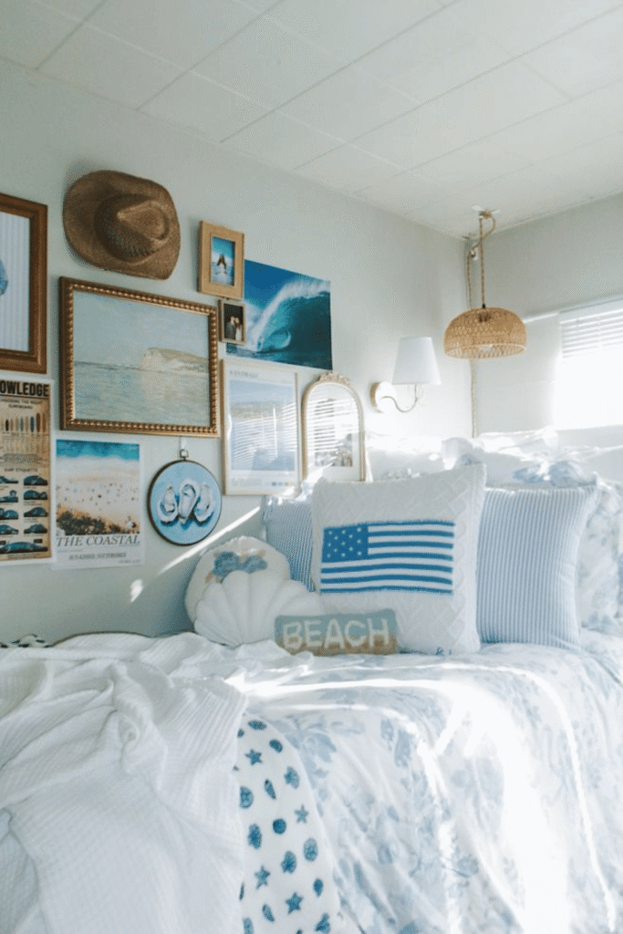 coastal dorm room ideas