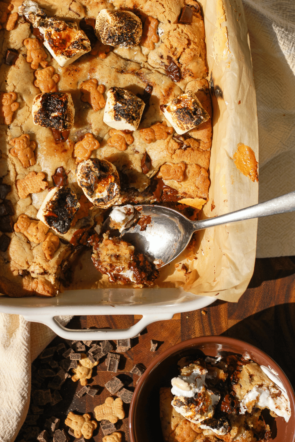 s'mores scoop cookie