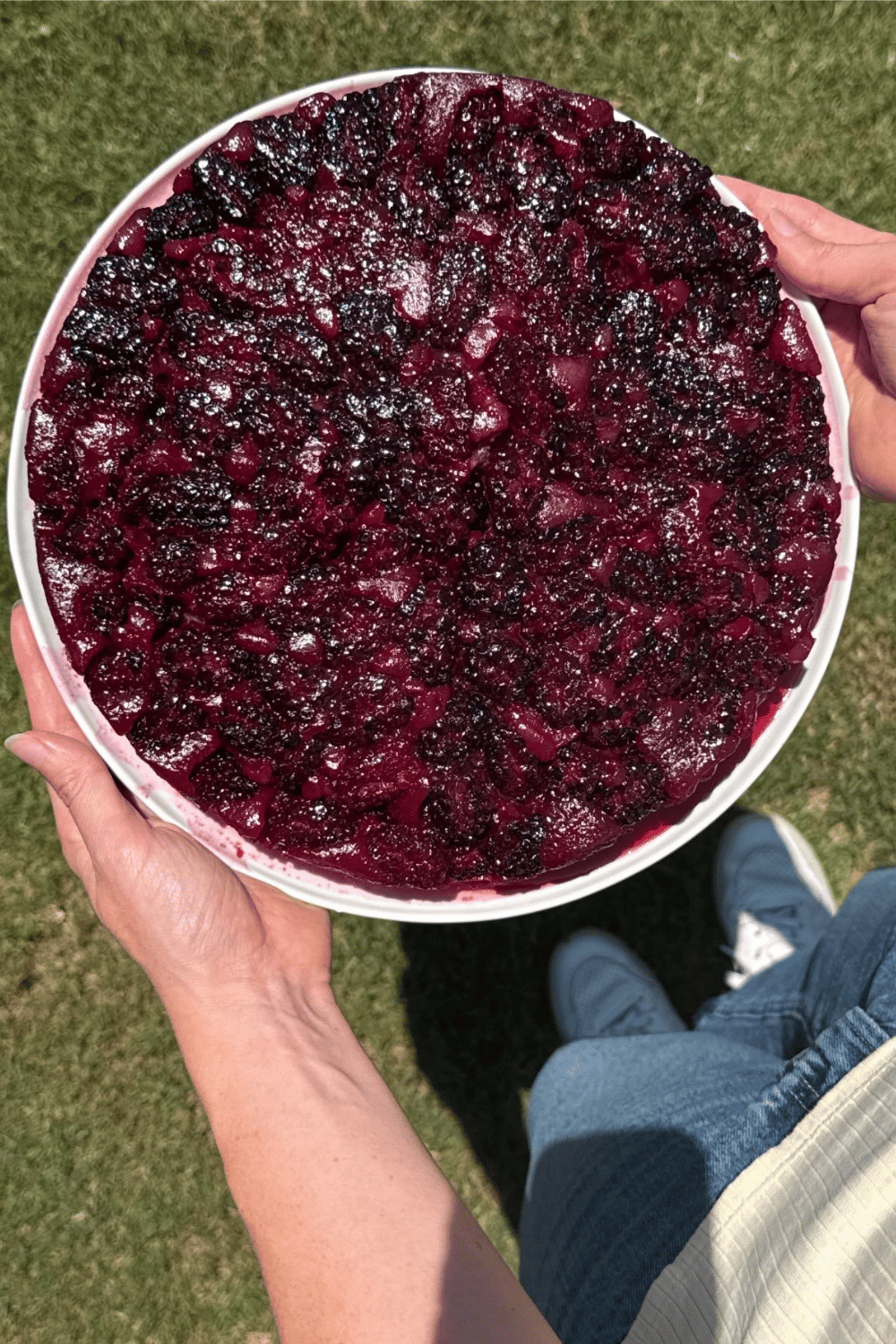 blackberry upside-down cake