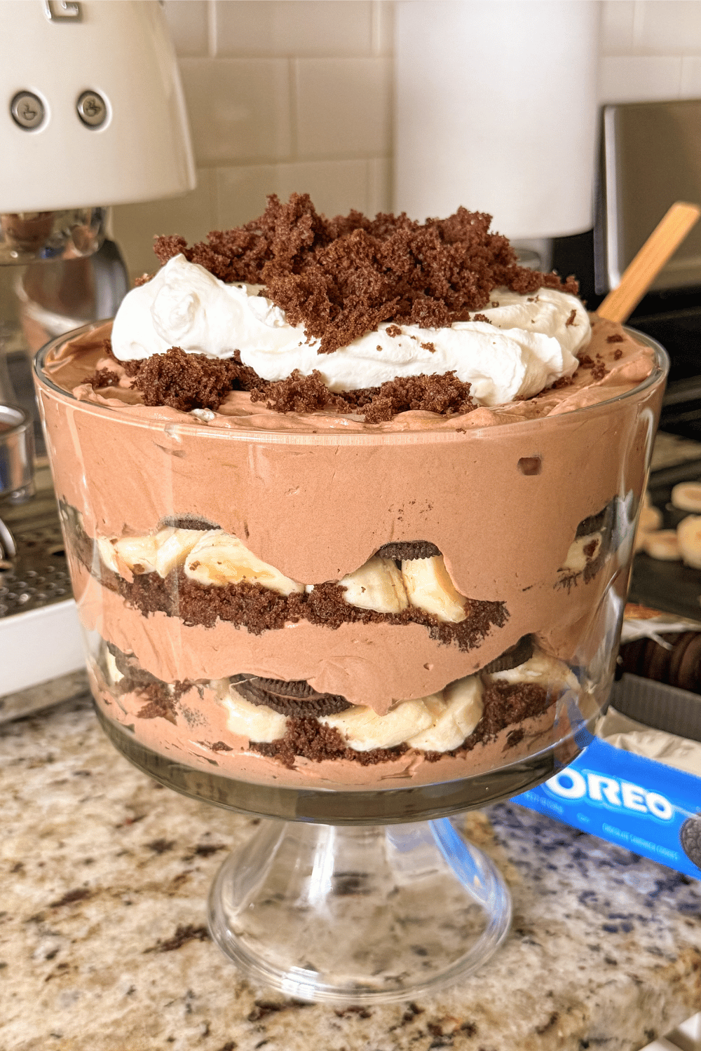 chocolate banana pudding
