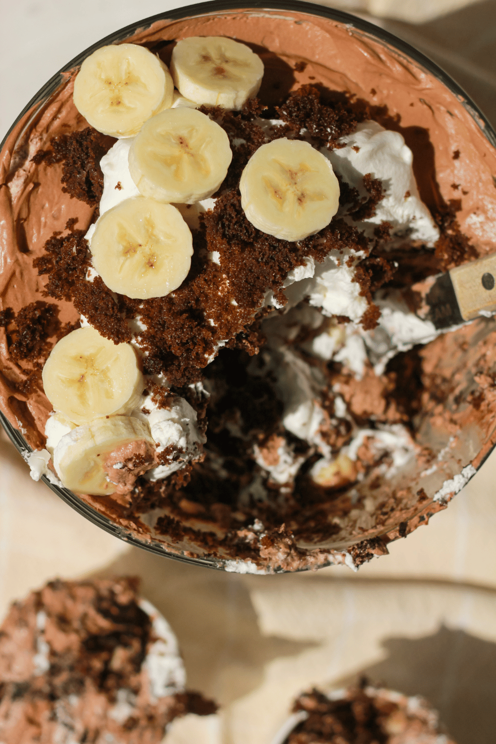 chocolate banana pudding