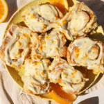 orange cinnamon rolls