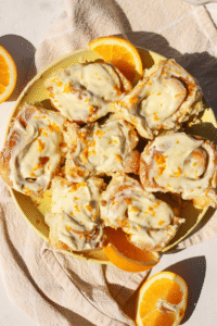 orange cinnamon rolls